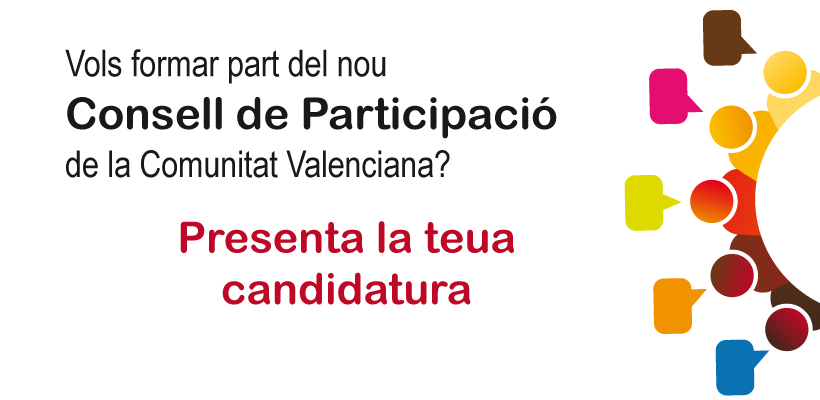 Obert el procés per a presentar les candidatures al Consell Valencià de Participació